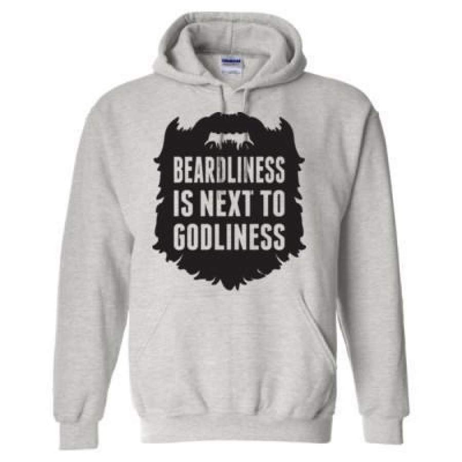 AGR Beardliness Is Next To Godliness – Heavy Blend™ Hooded Sweatshirt