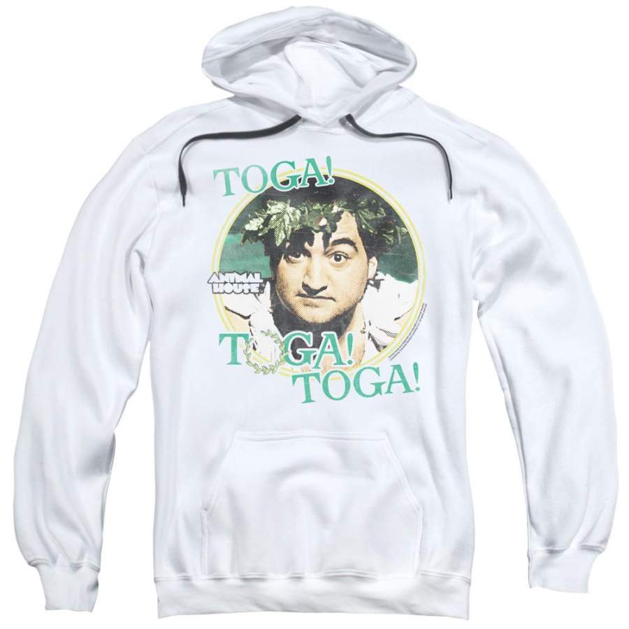 Animal House Toga Mens Hoodie White