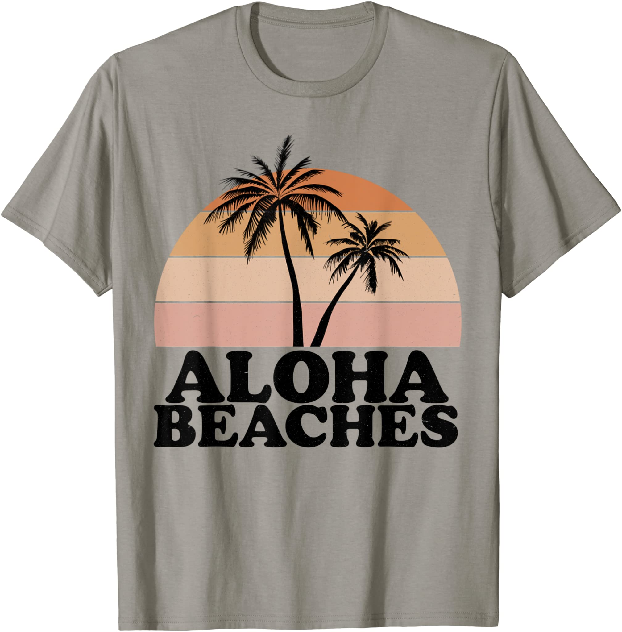 Vintage Retro Aloha Beaches Beach Tropical Vacation Gifts T-Shirt