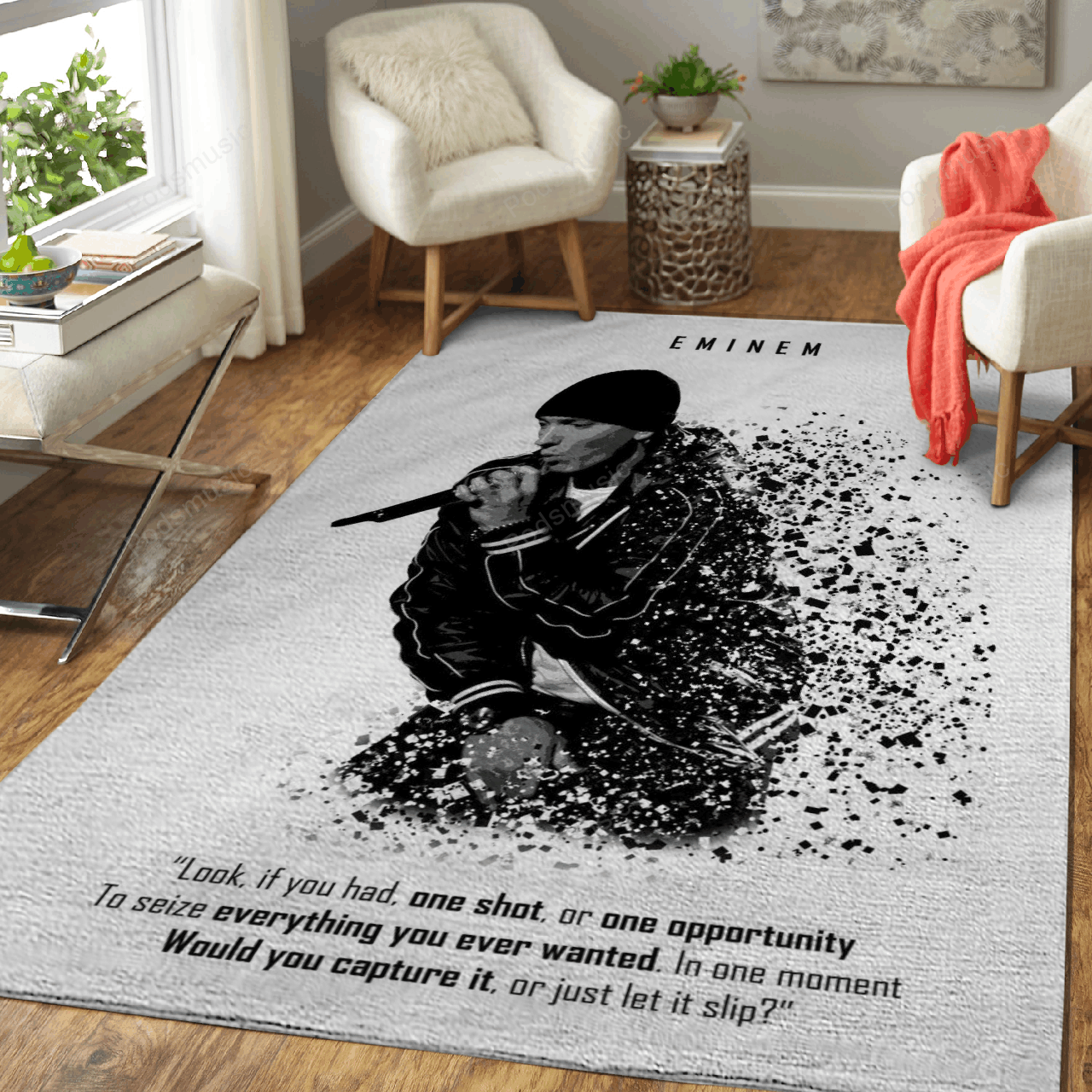 Eminem – Music And Sport Legends Art For Fans Area Rug Carpet