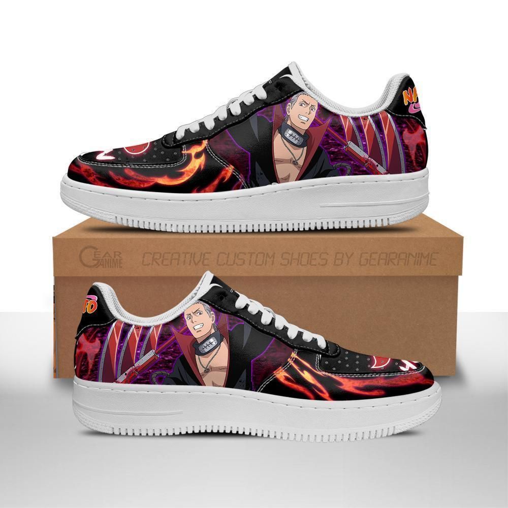 Akatsuki Hidan Air Shoes Custom Naruto Anime Shoes Leather