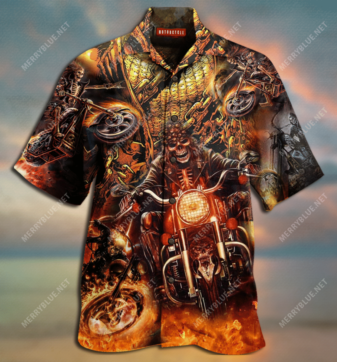 Shop Amazing Motorcycle Racing Unisex Hawaii Shirt Ha21088