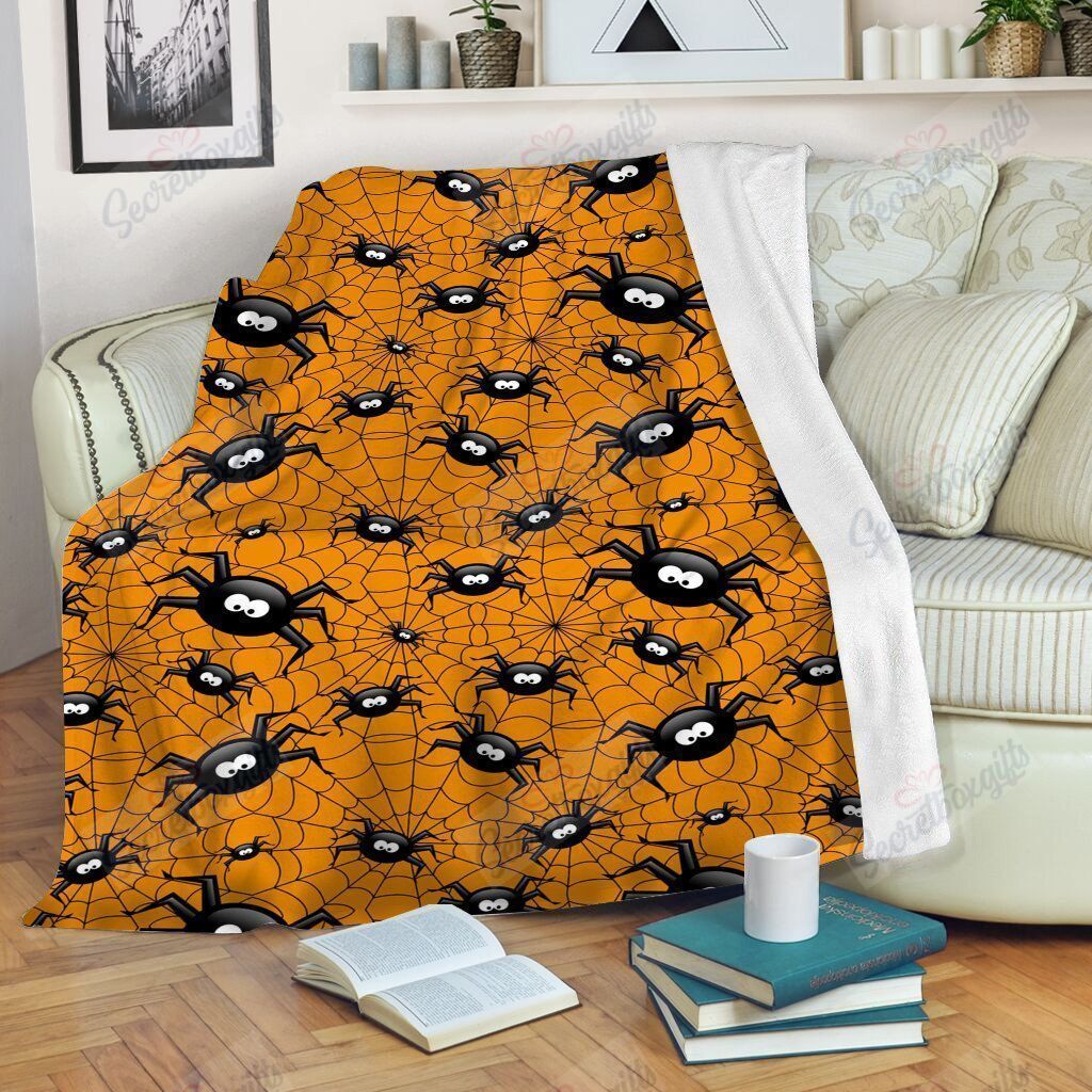 Spider Halloween Gs-Cl-Dt1610 Fleece Blanket