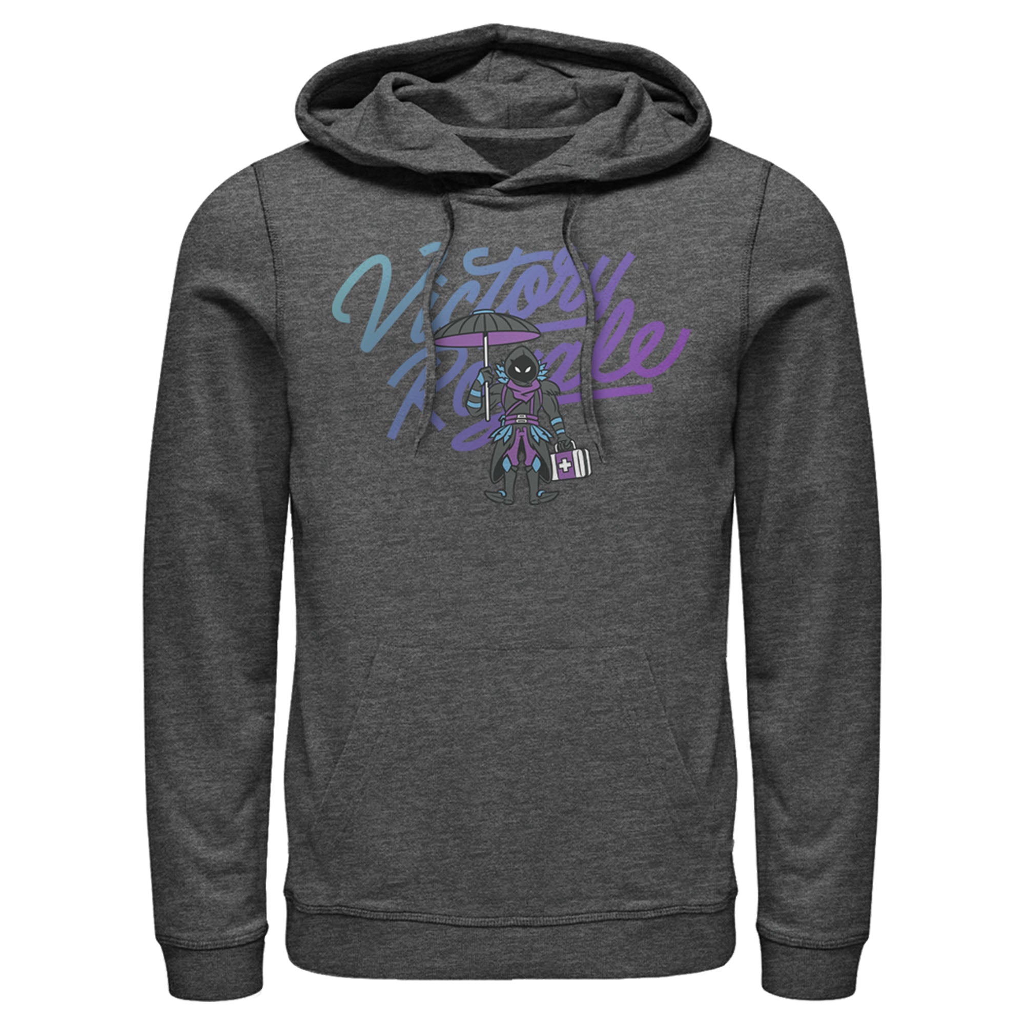 Fortnite Men’S Raven Victory Royale  Pull Over Hoodie