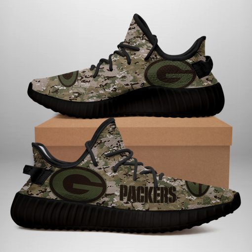 Green Bay Packers U.S. Military Camouflage Shoes – Free Shipping