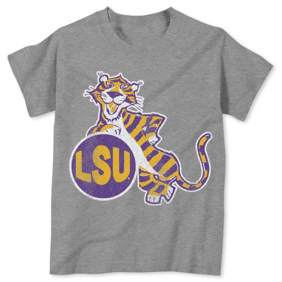 B&B Dry Goods Lsu Tigers Esso Toddler T-Shirt – Grey