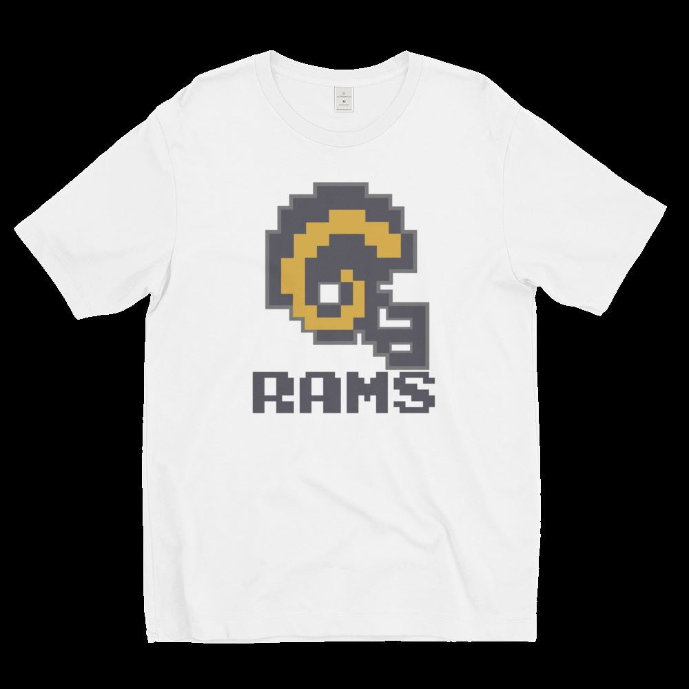 Los Angeles Rams Retro Tecmo Helmet Shirt