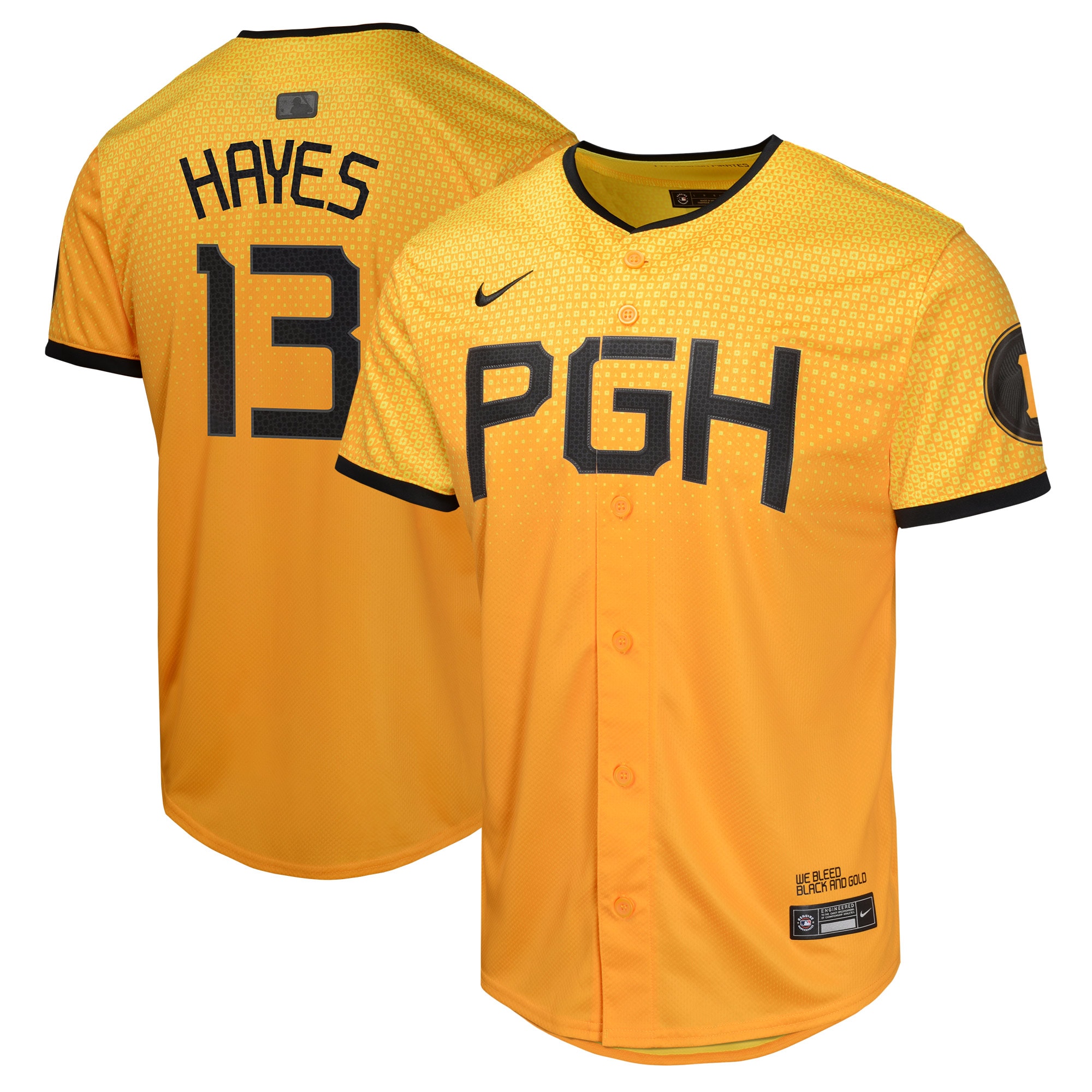 Ke'Bryan Hayes Pittsburgh Pirates Youth City Connect Limited Player Jersey – Gold