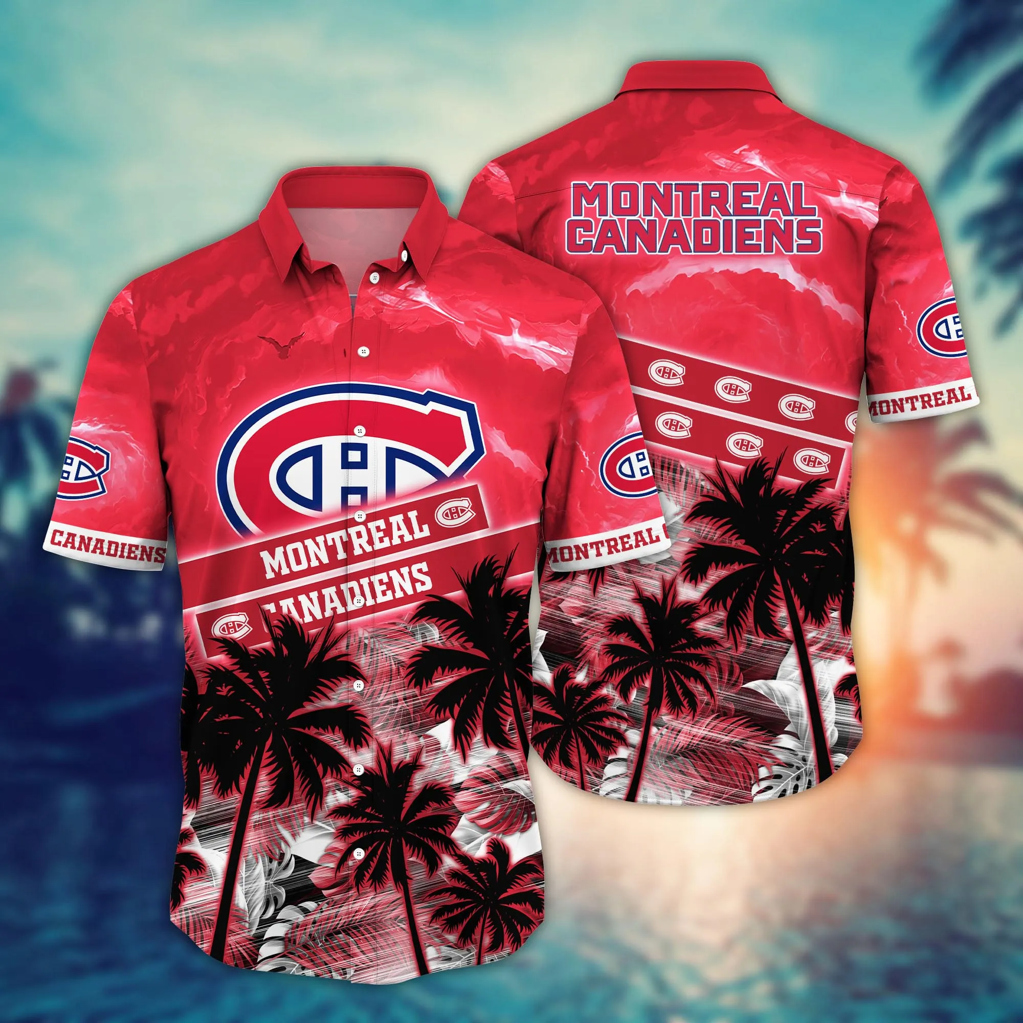 Montreal Canadiens Nhl Hawaiian Shirt Vacationtime Aloha Shirt