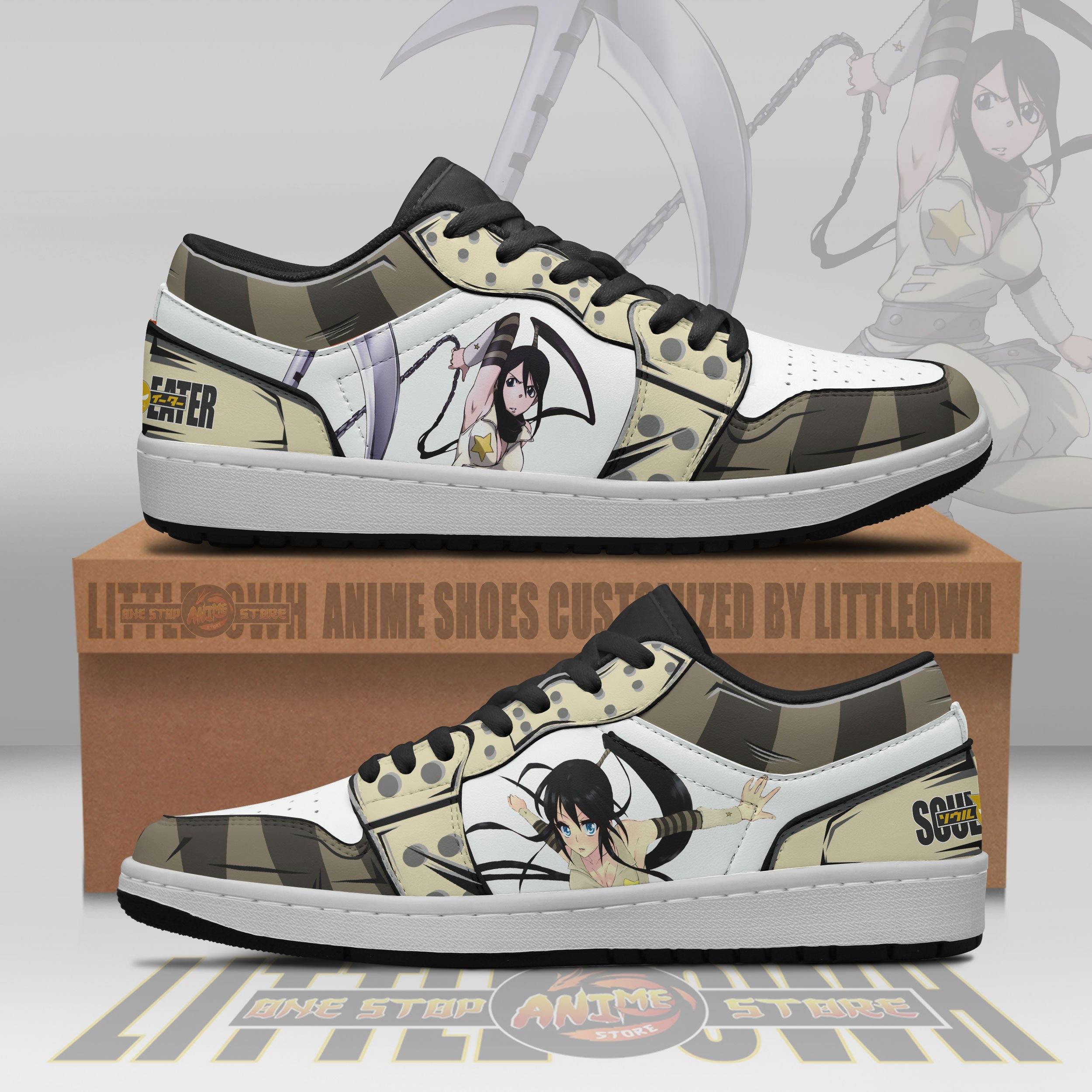 Tsubaki Nakatsukasa Shoes Soul Eater Jd Low Sneakers Custom Anime