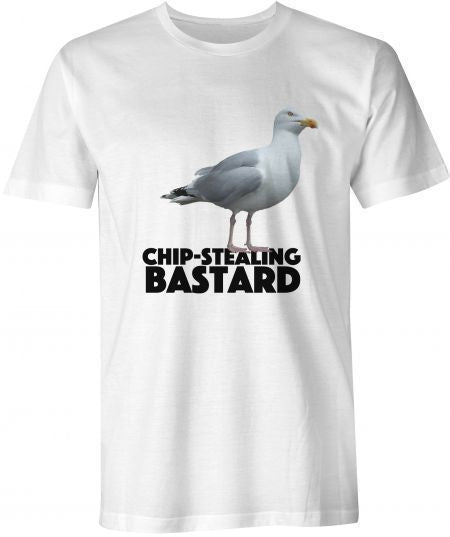 Chip Stealing Bastard Funny Albatross Bird T-Shirt