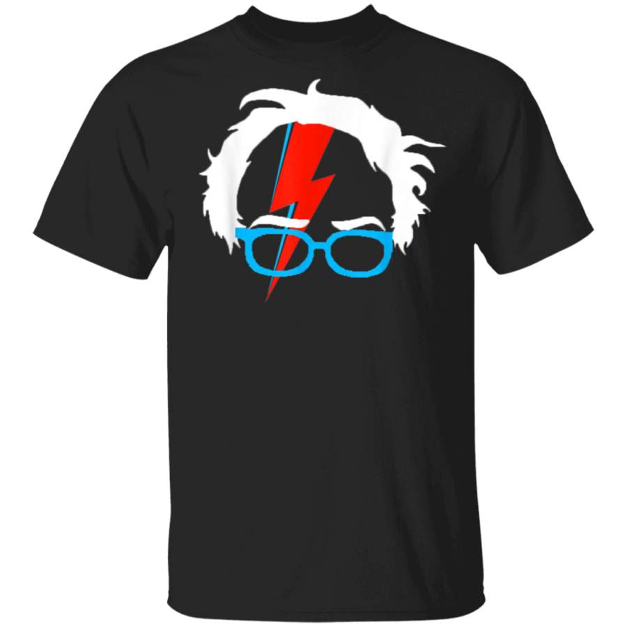 Bernie Hair Silhouette Lightning Bolt TShirt