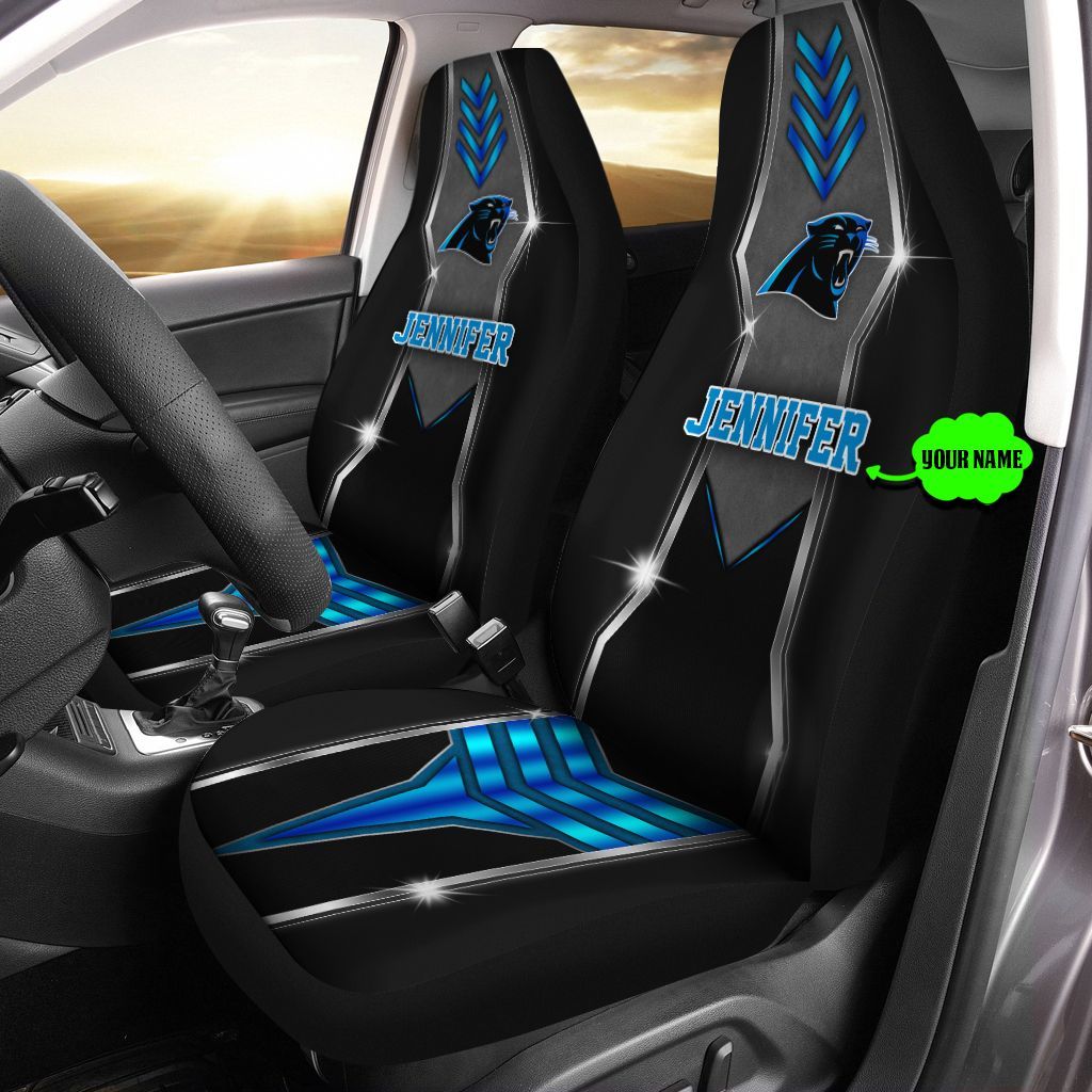 Personalized NNA2906005 Carolina Panthers Car Seat Covers