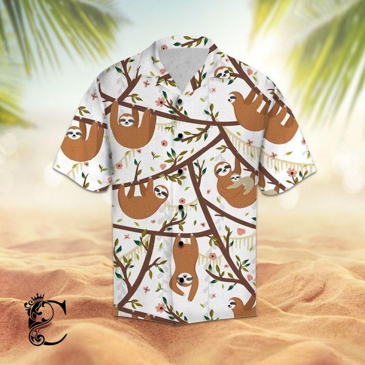 Beach Shirt Find Sloth Hawaiian Shirt- Chillicothemall