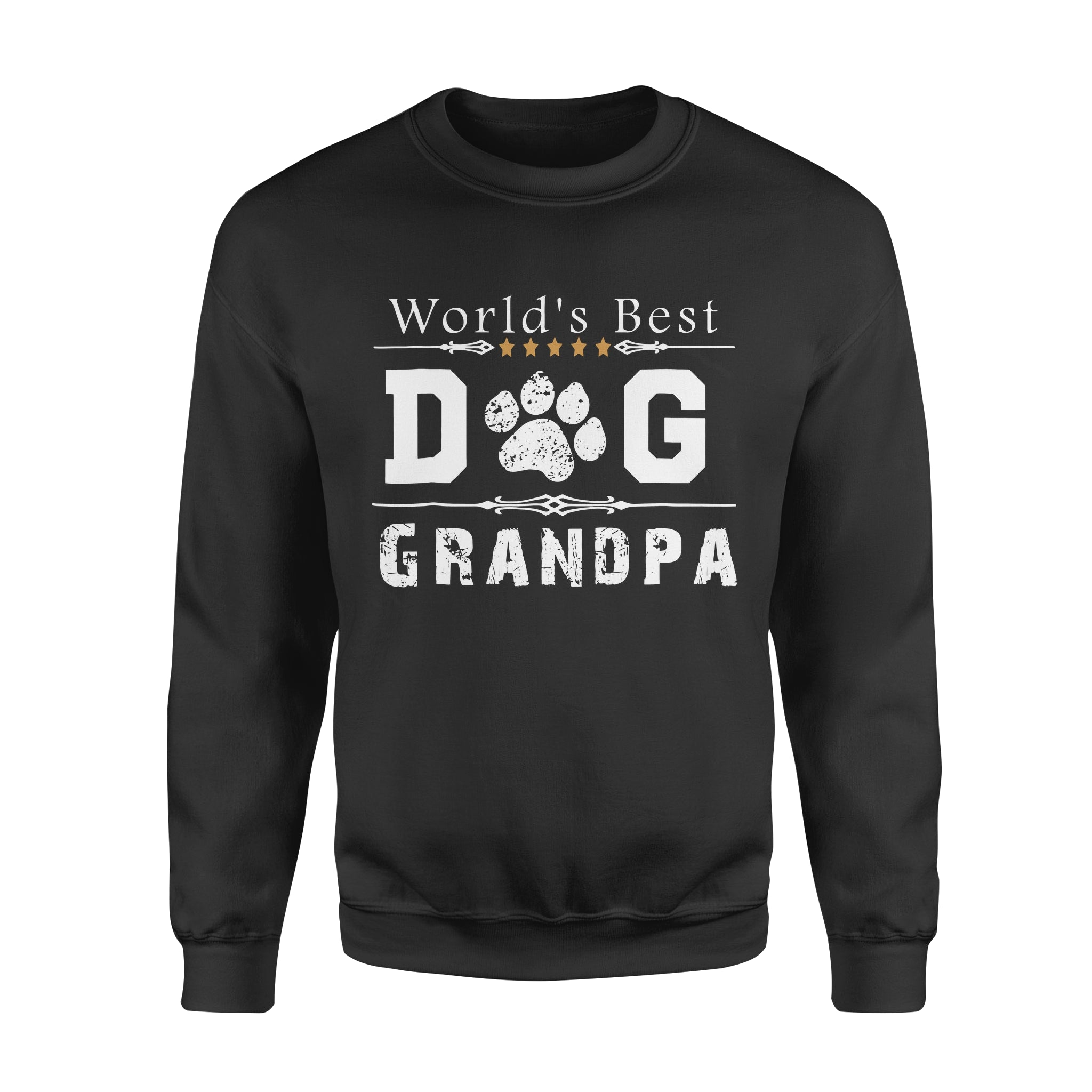 World’s Best Dog Grandpa – Standard Crew Neck Sweatshirt