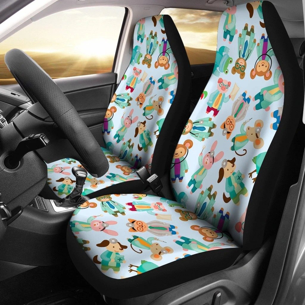 Animal Nurse Car Seat Covers Set 2 Pc, Car Accessories Car Mats Covers