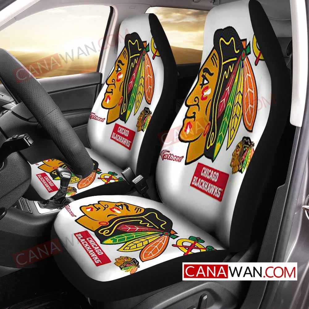 Chicago Blackhawks Style057 3D Customized Personalized Car Seat Cover