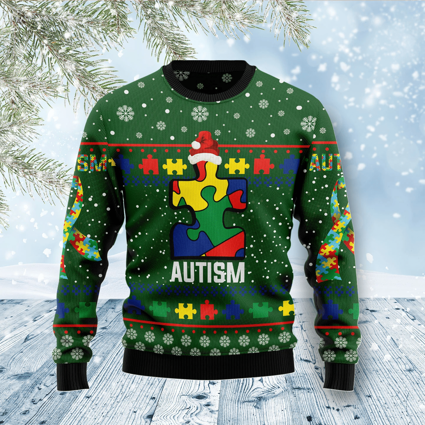 Autism Christmas Ugly Sweater