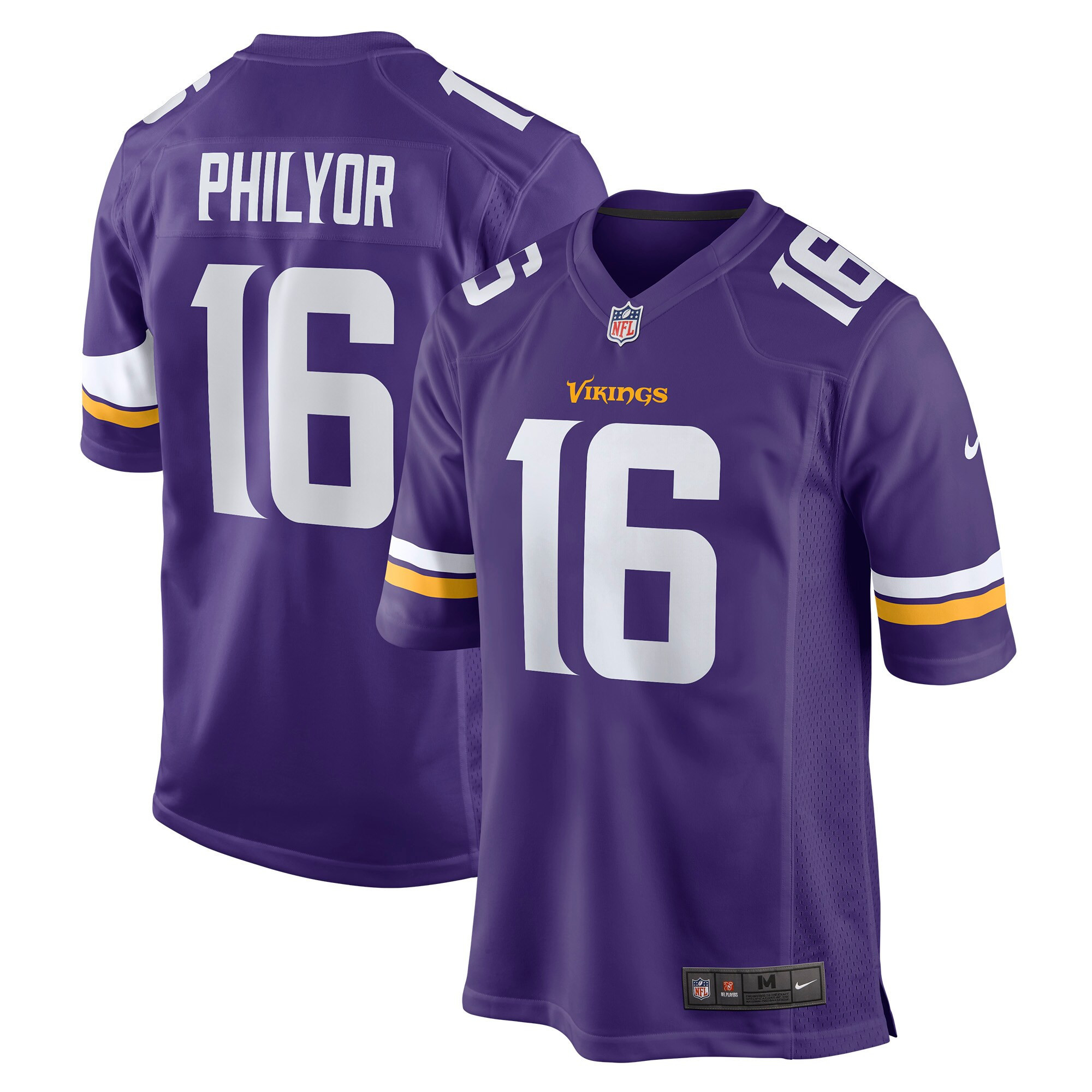 Whop Philyor Minnesota Vikings Game Jersey – Purple NFL