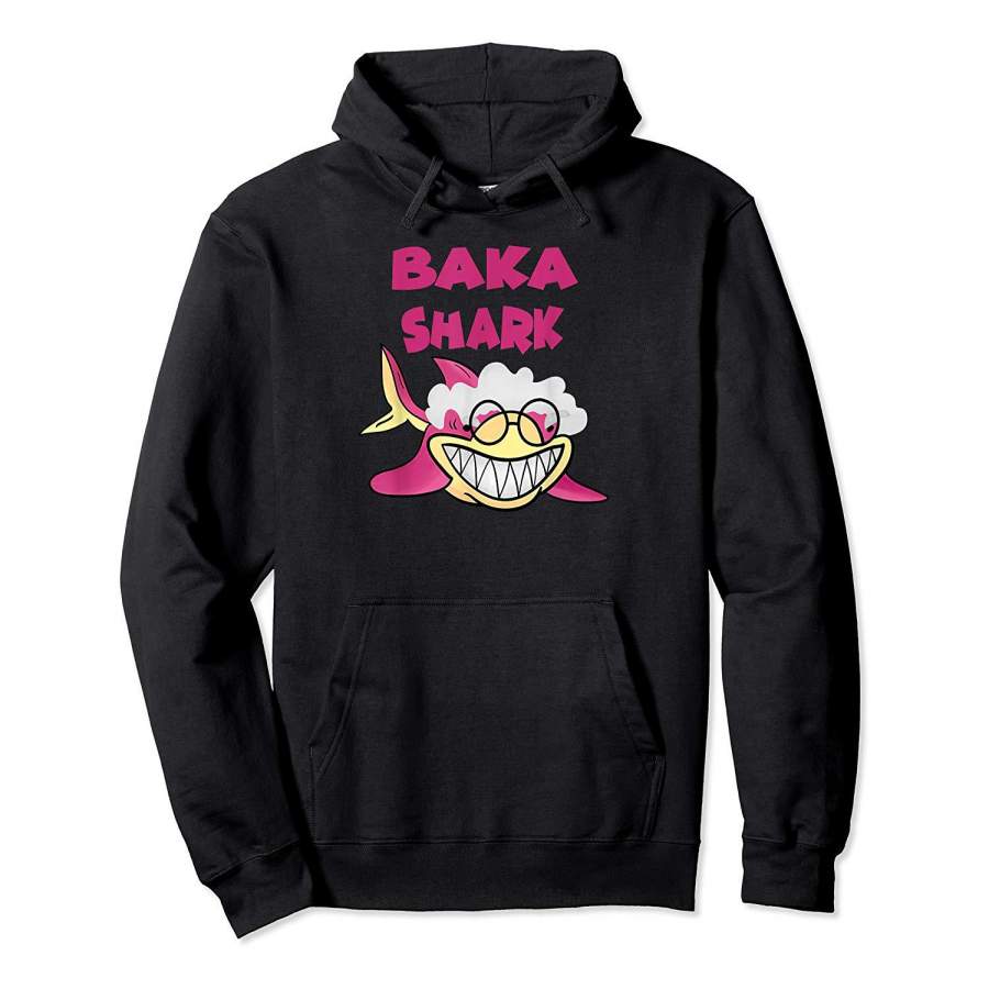 Baka Shark Matching Family Croatian Grandma Lover Gift Hoodie