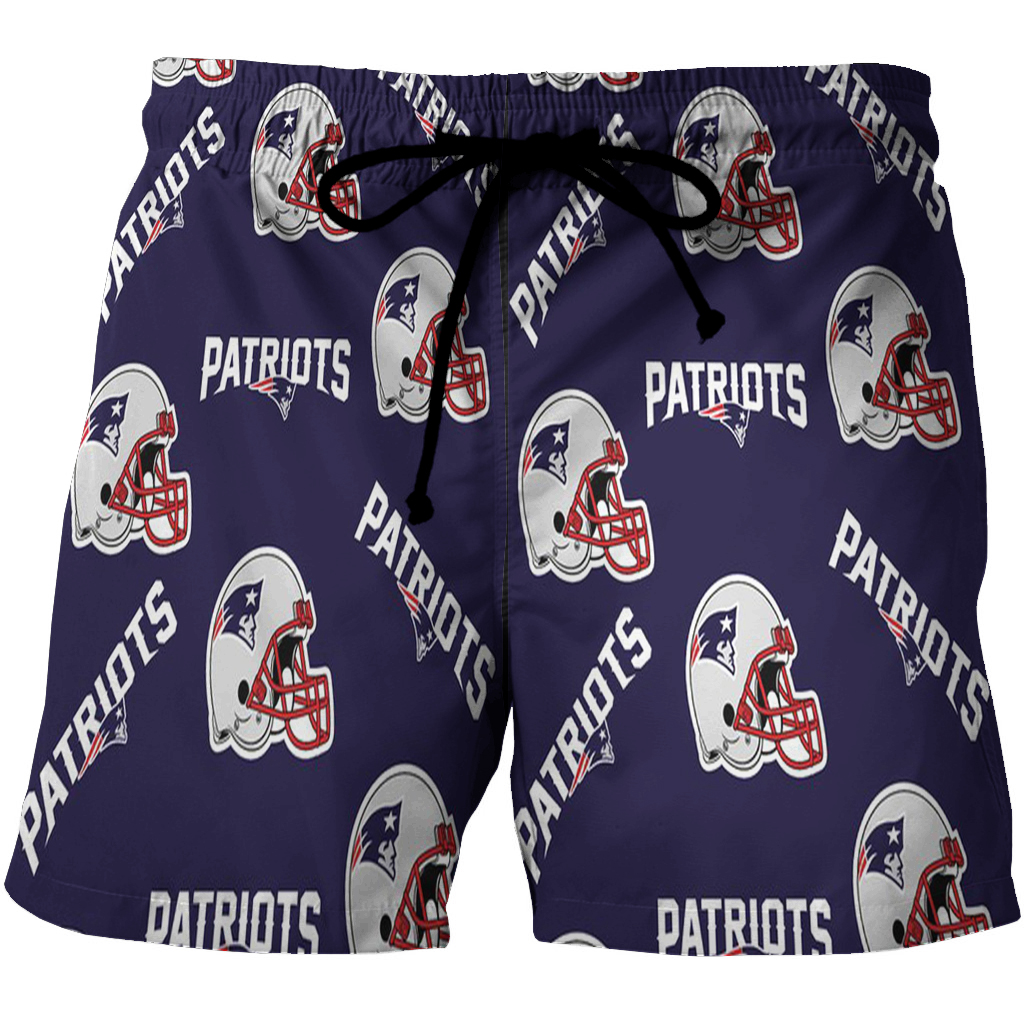 New England Patriots14 3D All Over Print Summer Beach Hawaiian Short