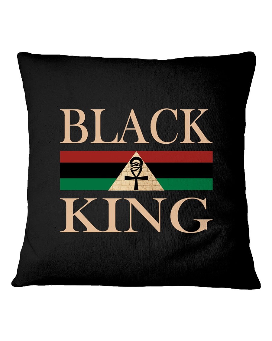 Black King Gift For African American Boys Square Pillowcase