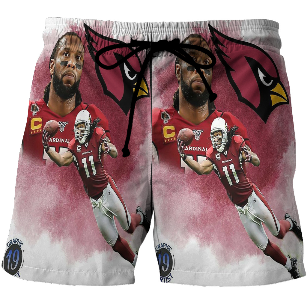 Arizona Cardinals Deandre Hopkins5 3D All Over Print Summer Beach Hawaiian Short