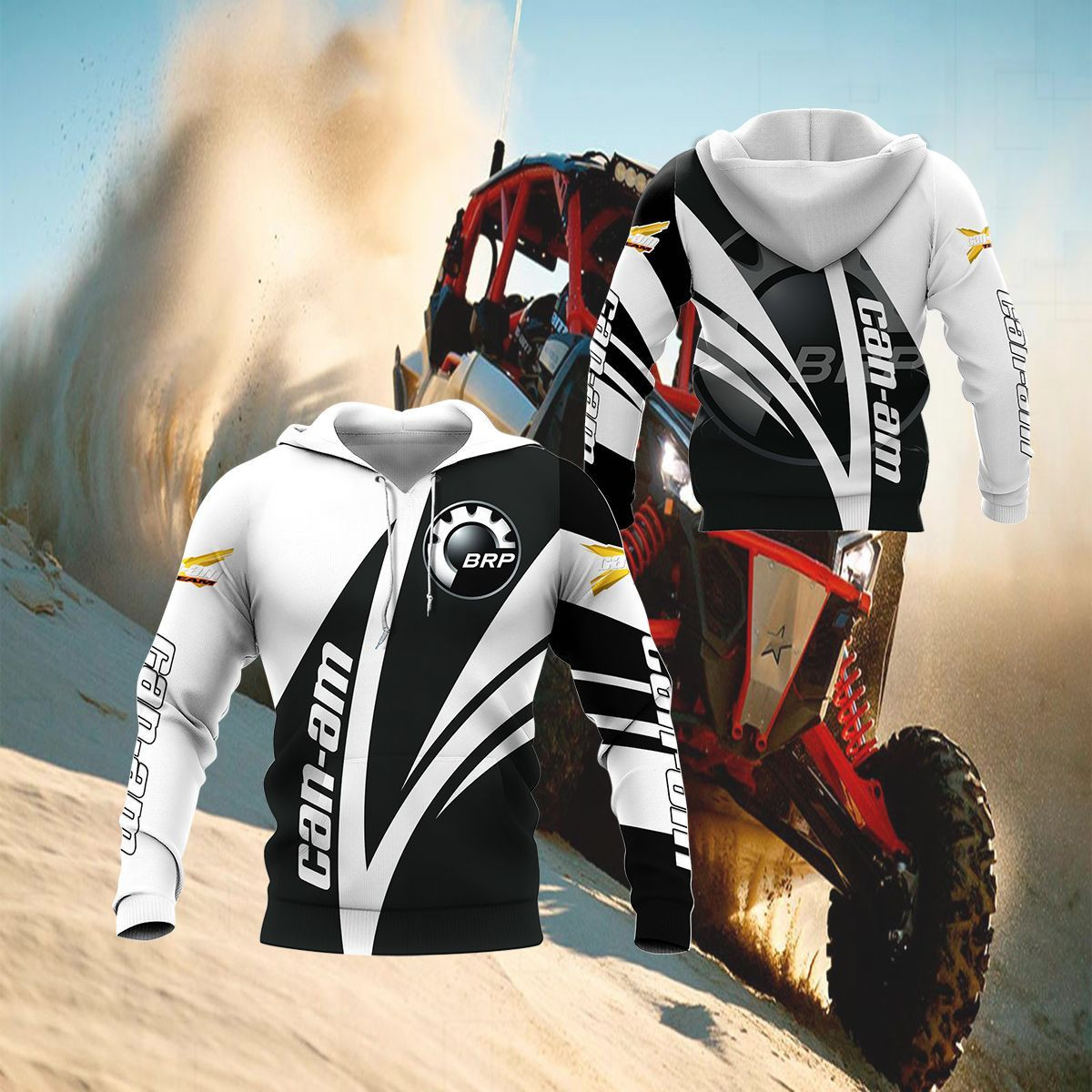 3D All Over Printed Can am AN-VA Shirts Ver 2 (White)