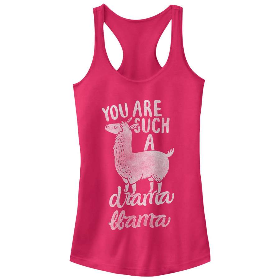 CHIN UP Junior’s Drama Llama  Racerback Tank