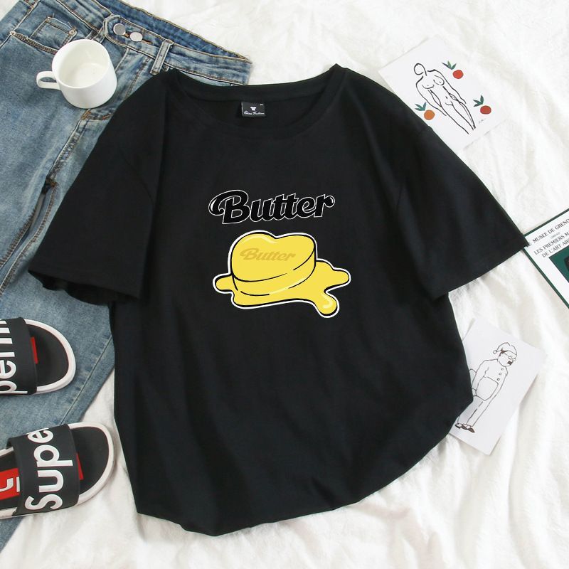 Butter Print Candy Color T-Shirt