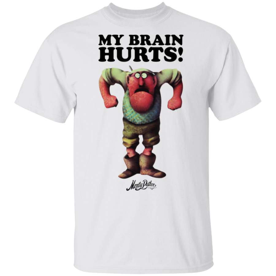 Monty Python Official Gumby My Brain Hurts TShirt