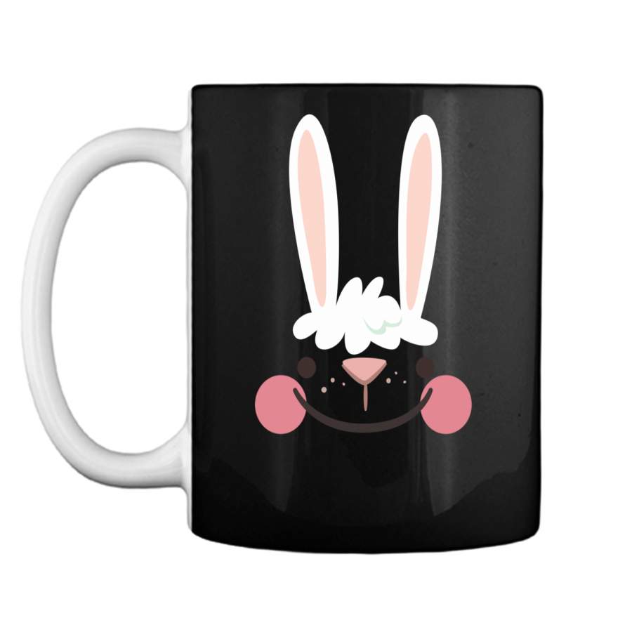 Classic Easter Bunny Face Happy Easter T Shirt for Kids Mug