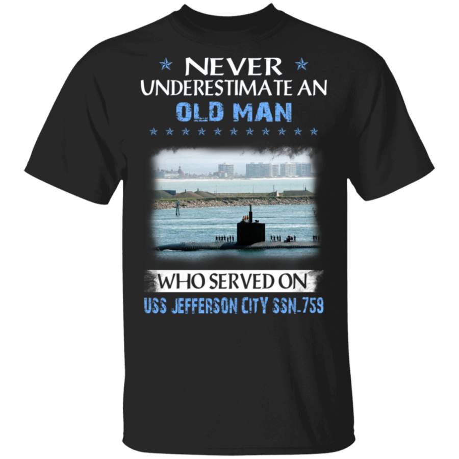 USS Jefferson City SSN-759 Veterans Day Christmas Gift T-Shirt