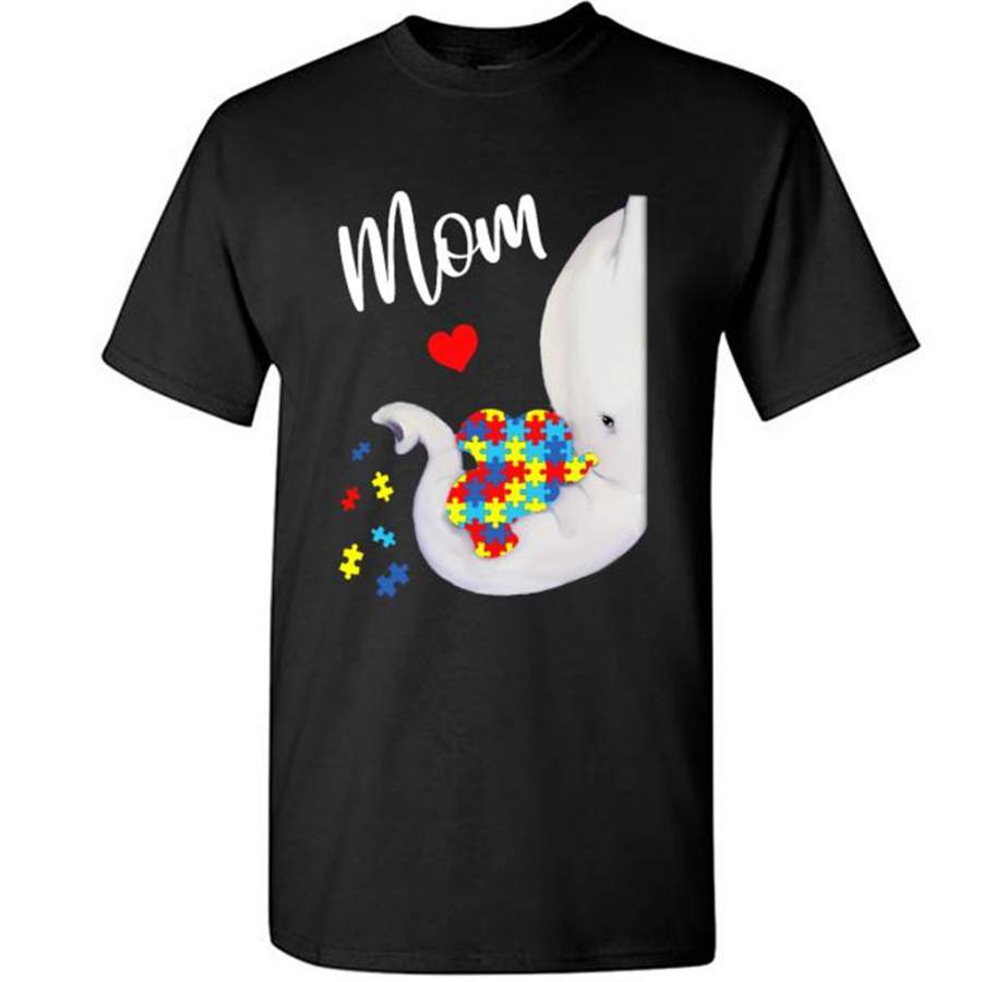 Autism Awareness Autism Elephant Mom – Gildan Short Sleeve Shirt