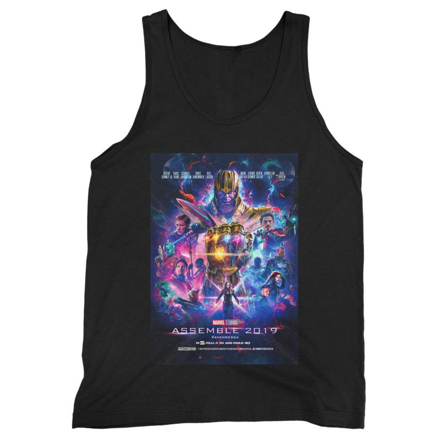 Avenger Endgame Movie Poster Thanos 2 Man’s Tank Top