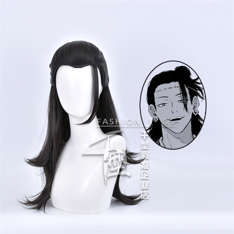 Anime Cosplay Jujutsu Kaisen Cosplay Getou Suguru Long Wig Jujutsu Kaisen Geto Suguru Men Wig alx