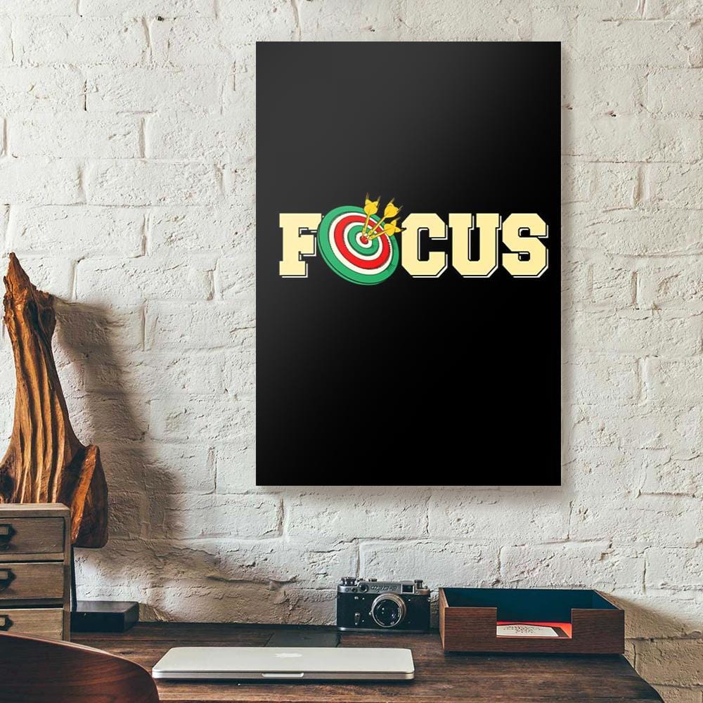 Canvas Painting Focus Darts Vertical Canvas Wall Art Attractive Wall Art Home Decor