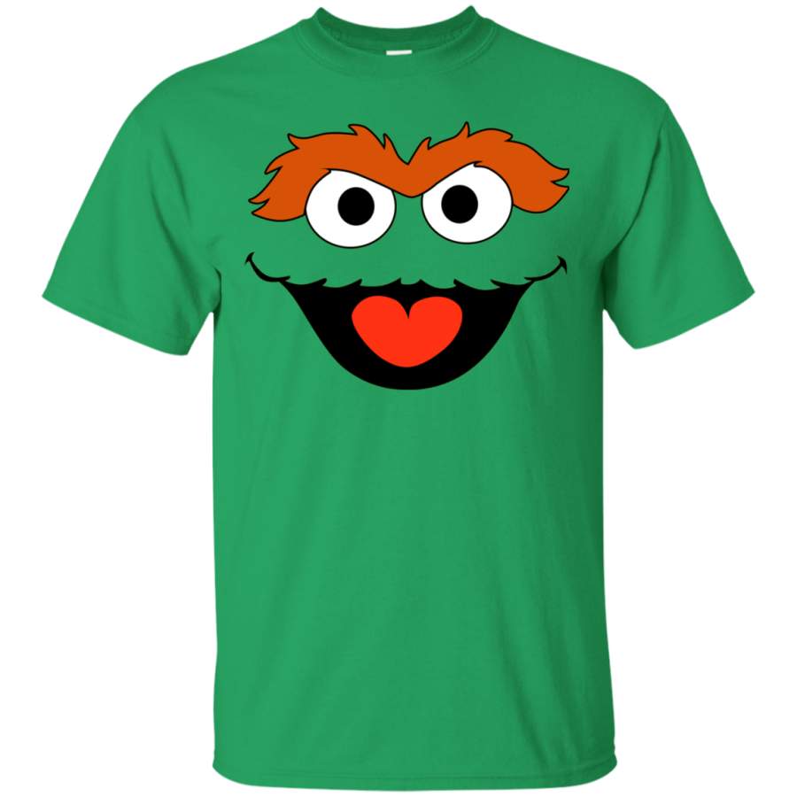 AGR Sesame Street Oscar The Grouch Face Shirt, Hoodie