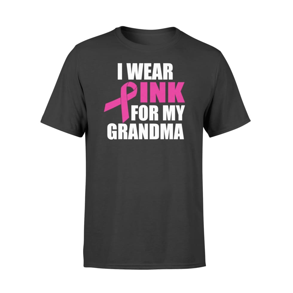 I Wear Pink For My Grandma Breast Cancer Shirt For Men Women Graphic Unisex T Shirt, Sweatshirt, Hoodie Size S – 5XL