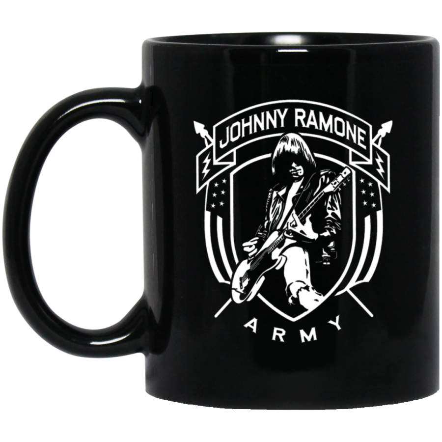 Johnny Ramone ARMY Black Mug