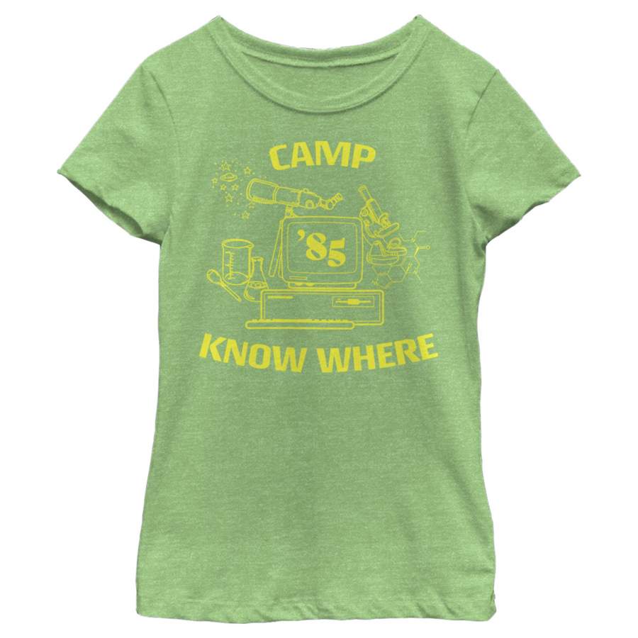 Stranger Things Girl’s Camp Know Where Costume  T Shirt