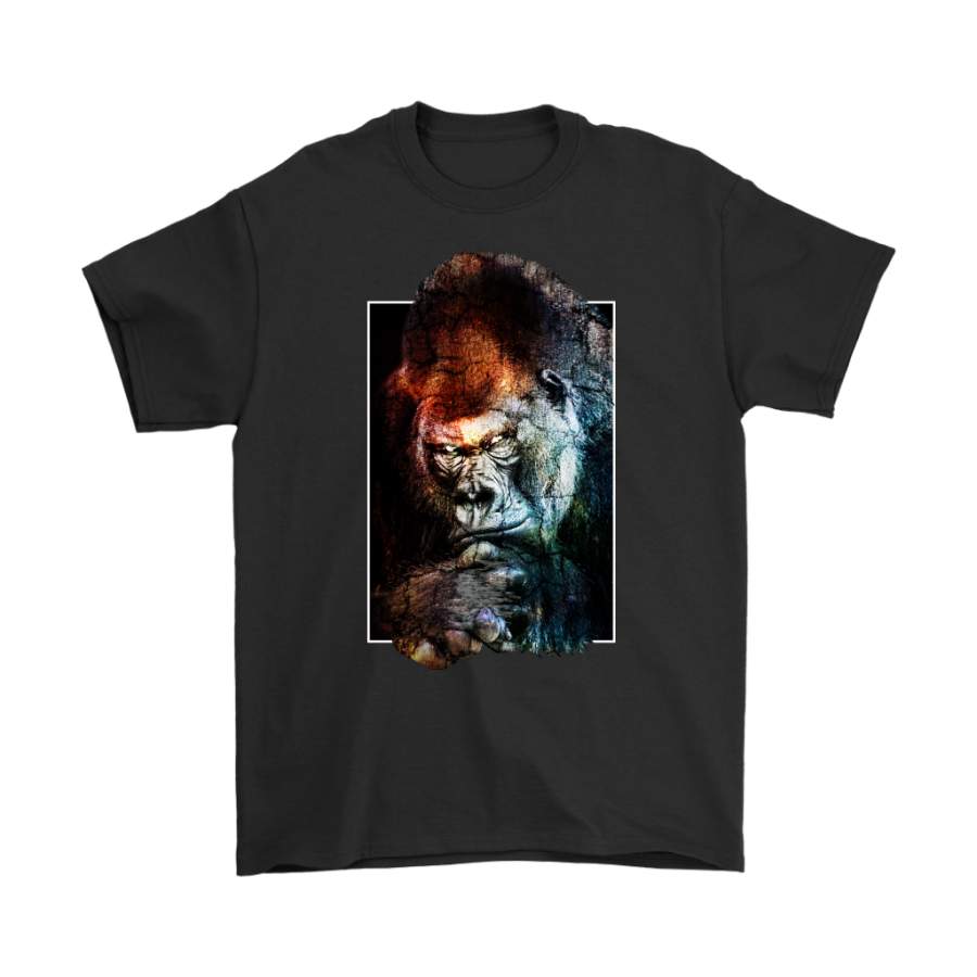 Silverback Gorilla T-Shirt – Animal Face T-Shirt