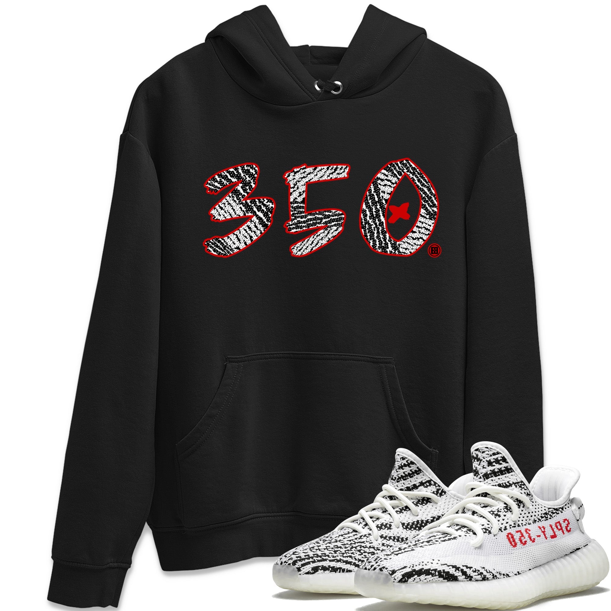 Number 350 Hoodie – Yeezy Boost 350 V2 Zebra