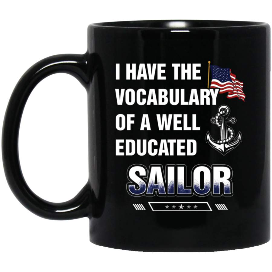 I Have The Vocabulary Of a Well Educated Sailor Funny Shirt