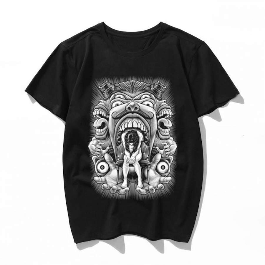 winya no 05 Summer Casual Cartoon Funny Vintage Short Sleeve Women men Tees Loose Large Size Couple Harajuku T-Shirt