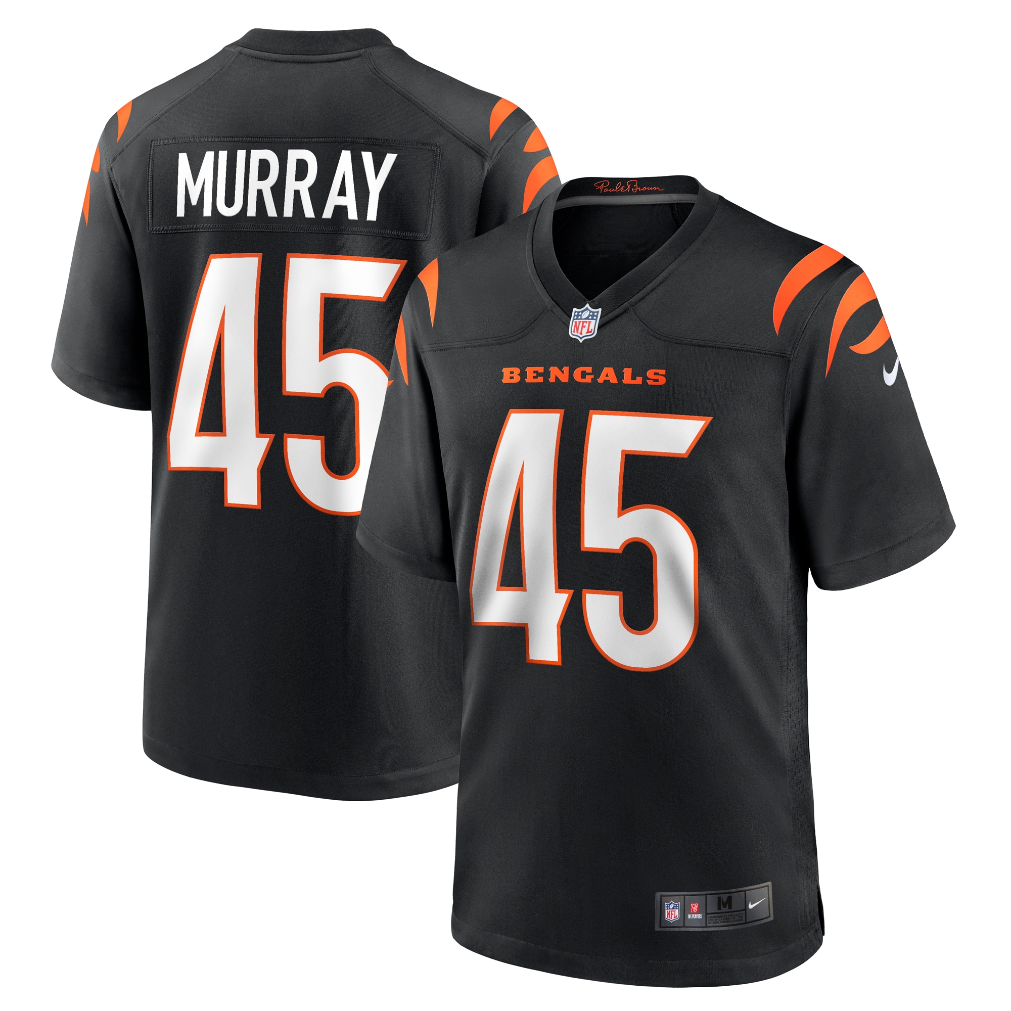 Tyler Murray Cincinnati Bengals Team Game Jersey – Black