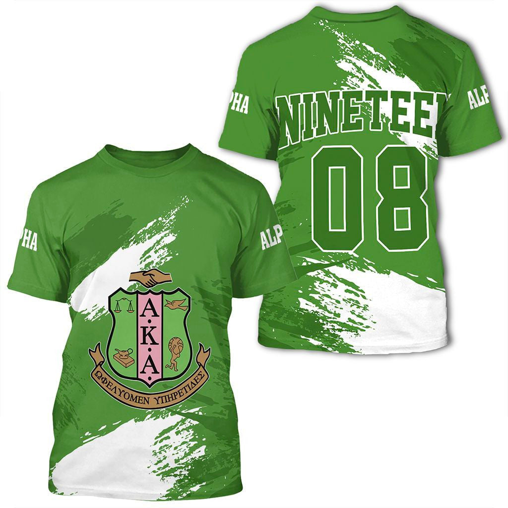 Wonder Print T Shirt – Alpha Kappa Alpha Nineteen T Shirt