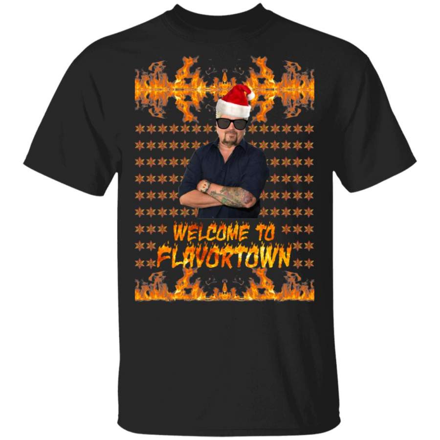 Welcome to Flavortown Guy Fieri Ugly Christmas Sweater