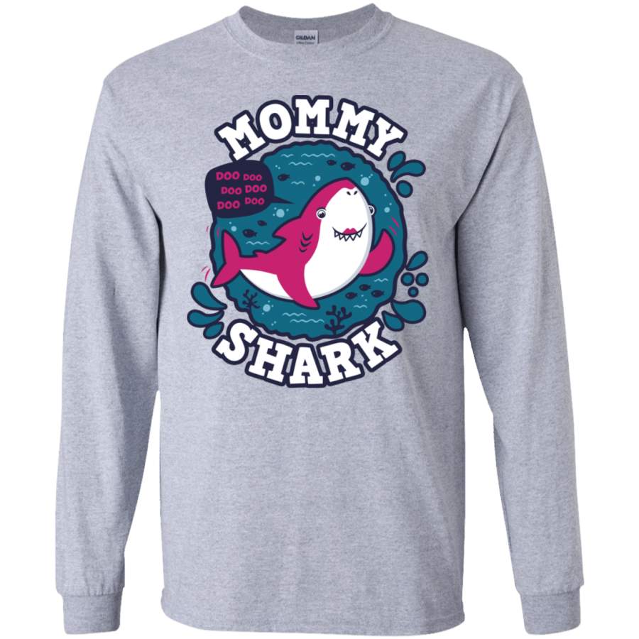 Shark Family trazo – Mommy Men’s Long Sleeve T-Shirt