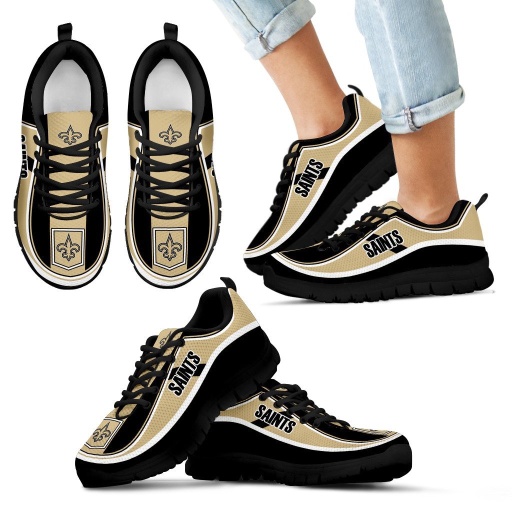 Simple Color Flag New Orleans Saints Sneakers